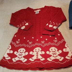Girls Gingerbread Cookie Dress